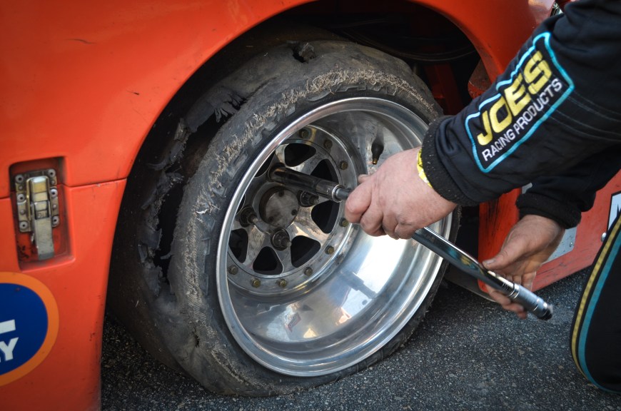 This persons race eneded a bit prematurely, as you can see.