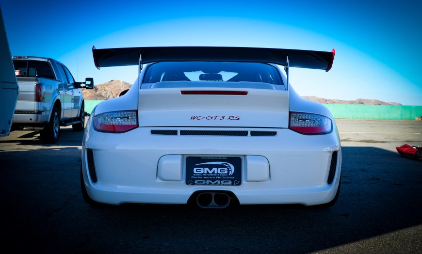 This was the first time I had ever seen a Porsche World Challenge GT3 RS ouside of a showroom.