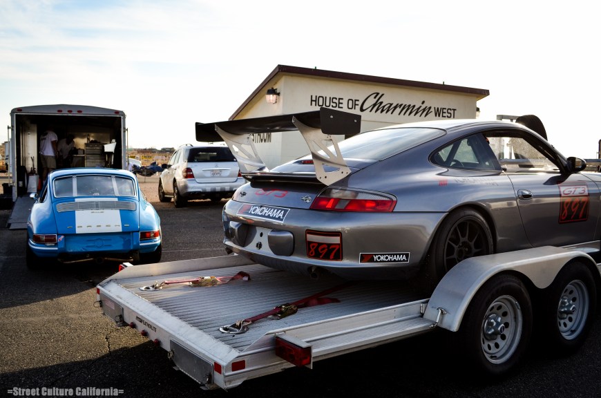 Porsches, Porsches, and more Porsches.