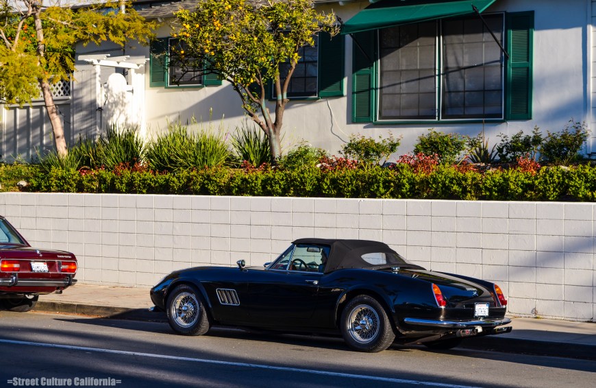 As the cars started to pull up for the morning, this gem, a Ferrari 250gt, pulled up accross the street. I was stunned to say the least.