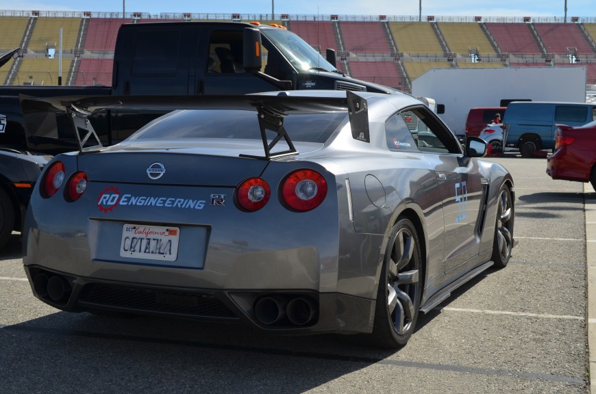 Amidst the BMWs, I spotted a couple of R35's on the outskirts of the paddocks.