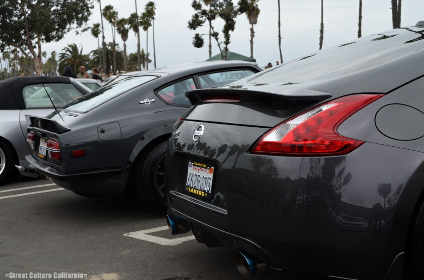 Parked next to it was a 370z