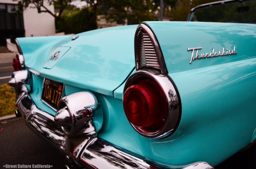 I was surprised that more than one classic T-Bird showed up. I loved this beautiful shade of blue.