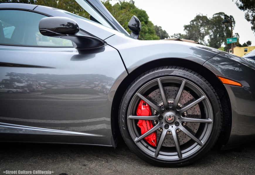 This car and the P1 have very similar lines and designs. The carbon brakes and even the wheels on the P1 look identical.