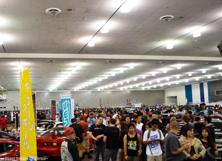 This was a shot of the day of the show, and there were SO many people it was hard to take a picture without having a rogue hand or foot in a shot.