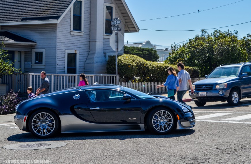 Later in the day my family and I headed to the Monterey Bay Aquarium and I saw this; a Bugatti Veryon Super Sport.  I immediately knew then, that Monterey Car Week had officially begun.