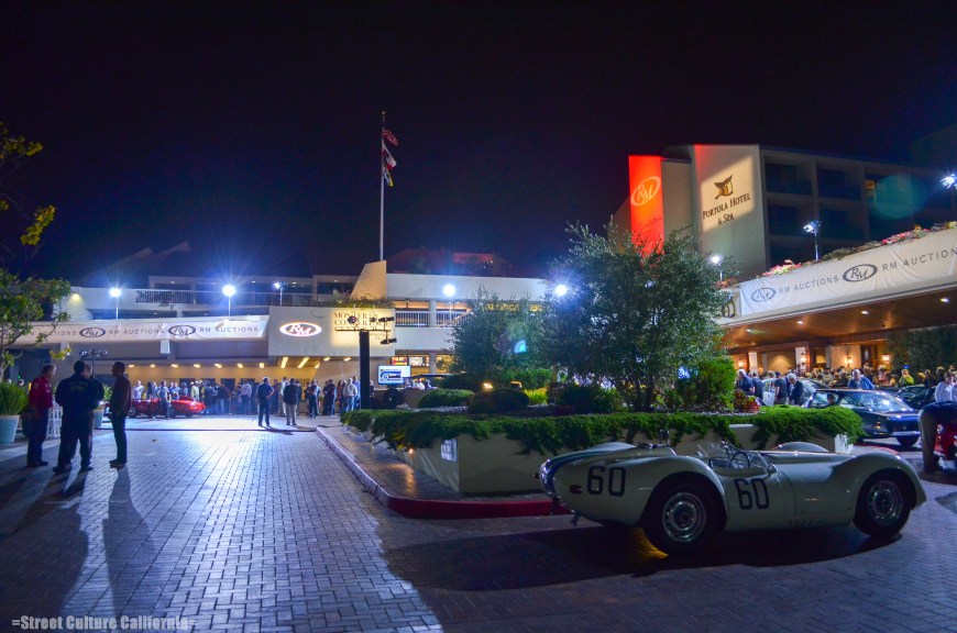 The Lister Le Mans racecar in the foreground sold for an astonishing $1.8 million dollars.