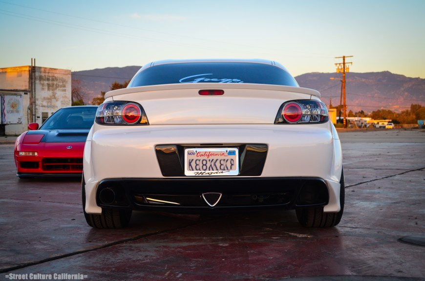 The rear of the car is very sexy and it sounds sexy as well with a HKS exhaust and a Racing Beat midpipe