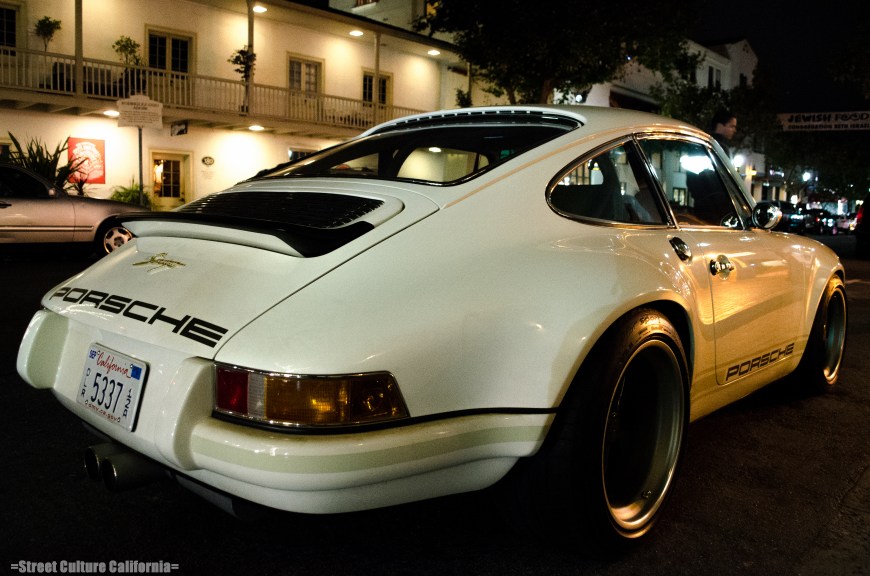 Even more car spotting was done later that evening with a SINGER PORSCHE. This car topped everything else I saw. 