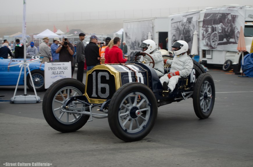 The morning started very early with the pre-war cars. The fog was so thick that morning I could hardly see what was in front of me.