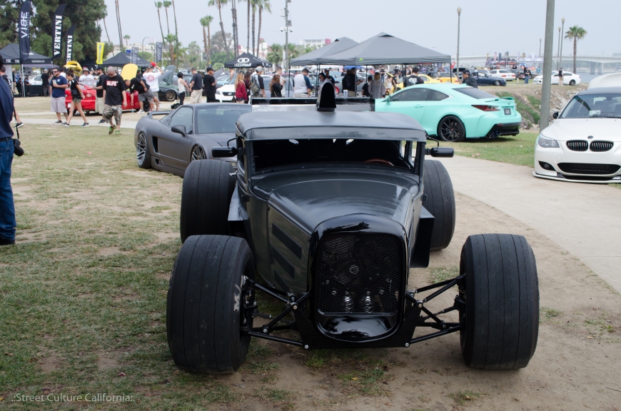 This was one of the most unique cars of the show. it was custom built hot rod with a S2000 engine in it.